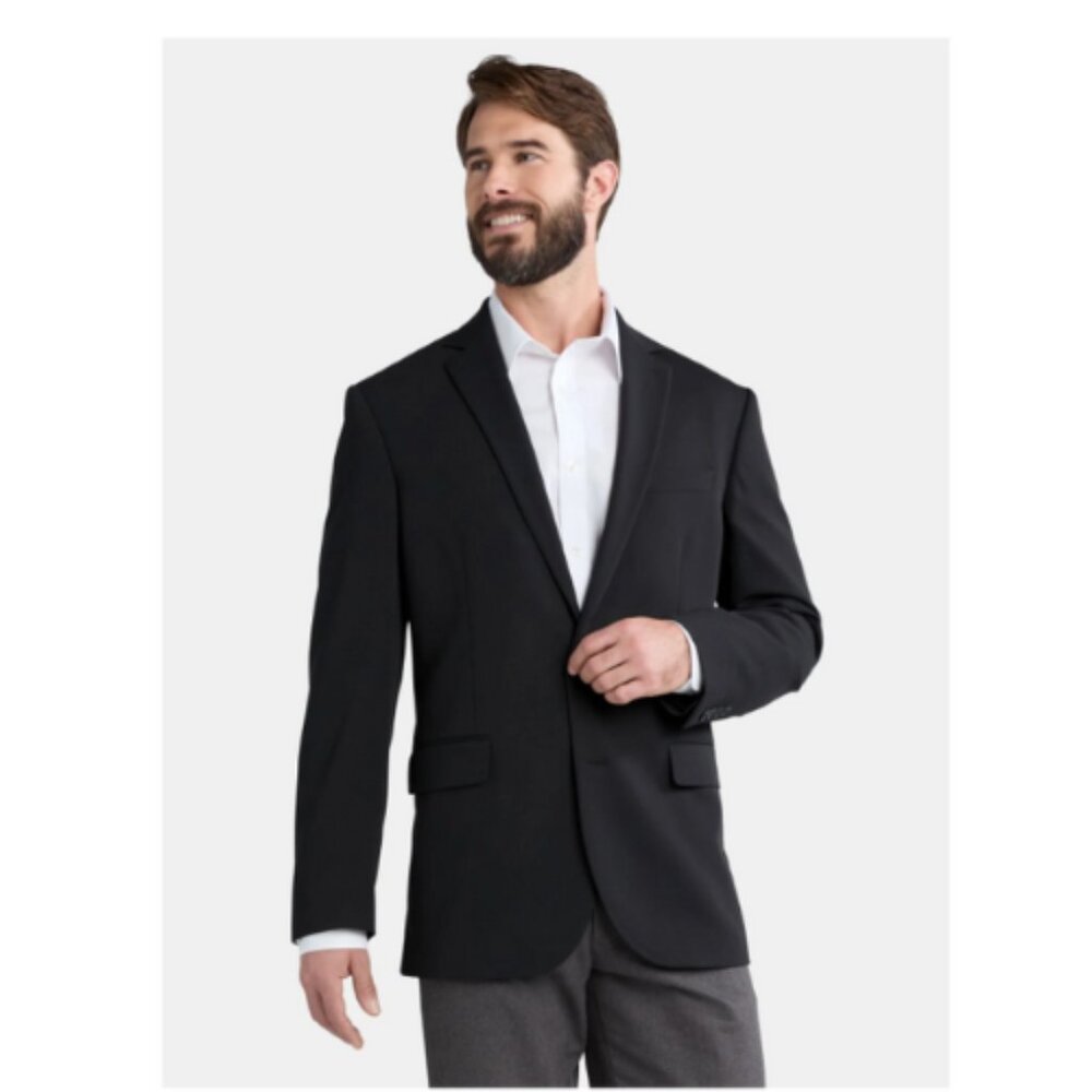 George Men’s & Big Men’s Suit Jacket, Size Small, Black